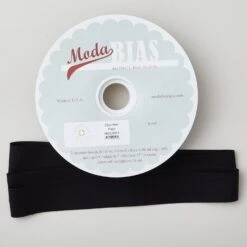 Bella Solid Bias Binding 20 Yard Spool - Black