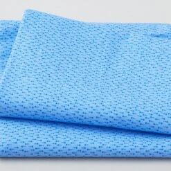 Raindrops - Dots In Rows Blue 3 Yard Cut