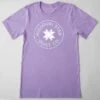 Missouri Star Circle Logo T-shirt - Dark Lavender XL