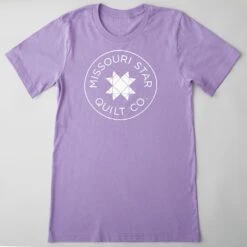 Missouri Star Circle Logo T-shirt - Dark Lavender XL