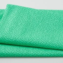 Raindrops - Dots In Rows Dark Green 3 Yard Cut