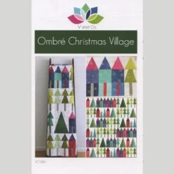 Ombre Christmas Village Quilt Pattern