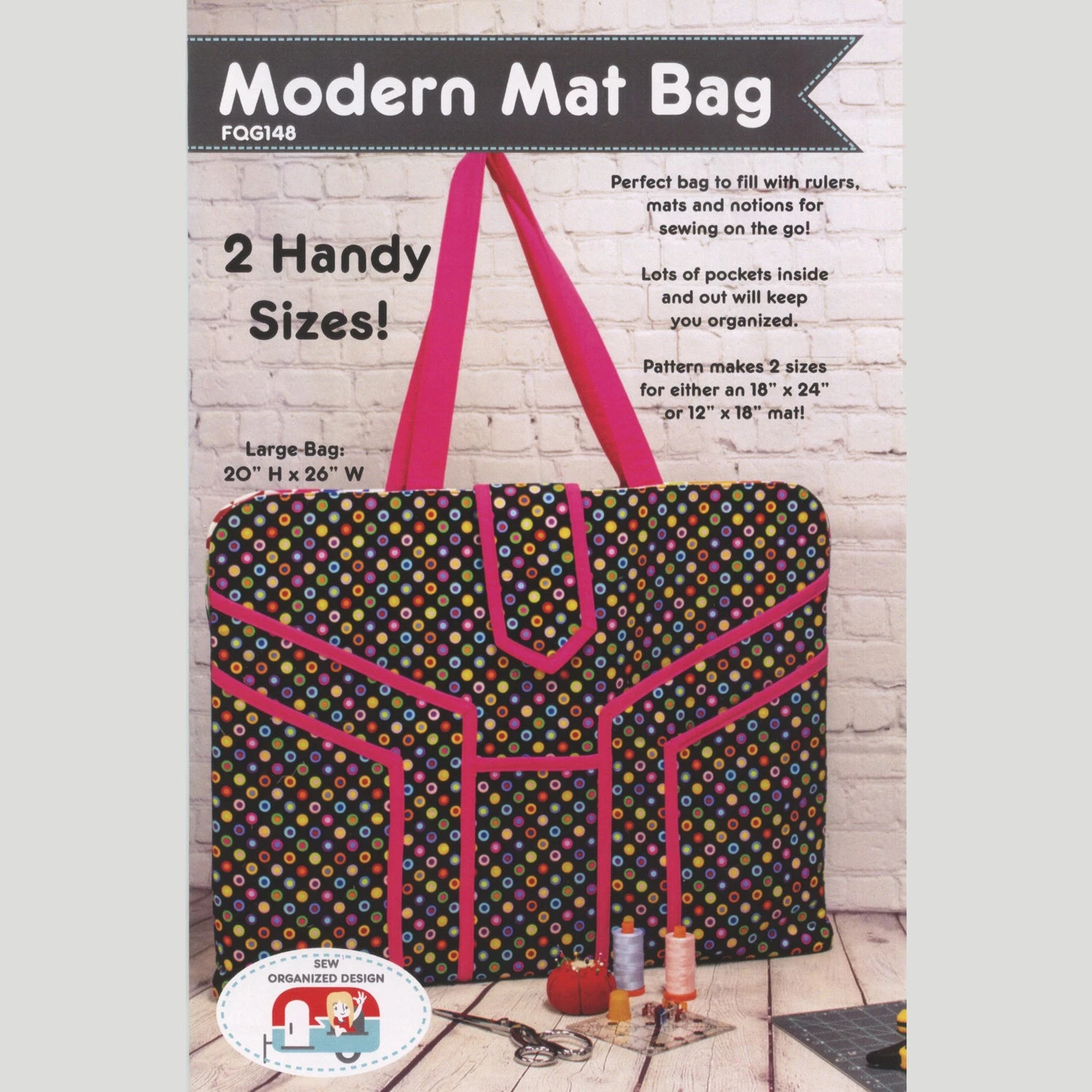 Modern Mat Bag Pattern 3 Modern Mat Bag Pattern