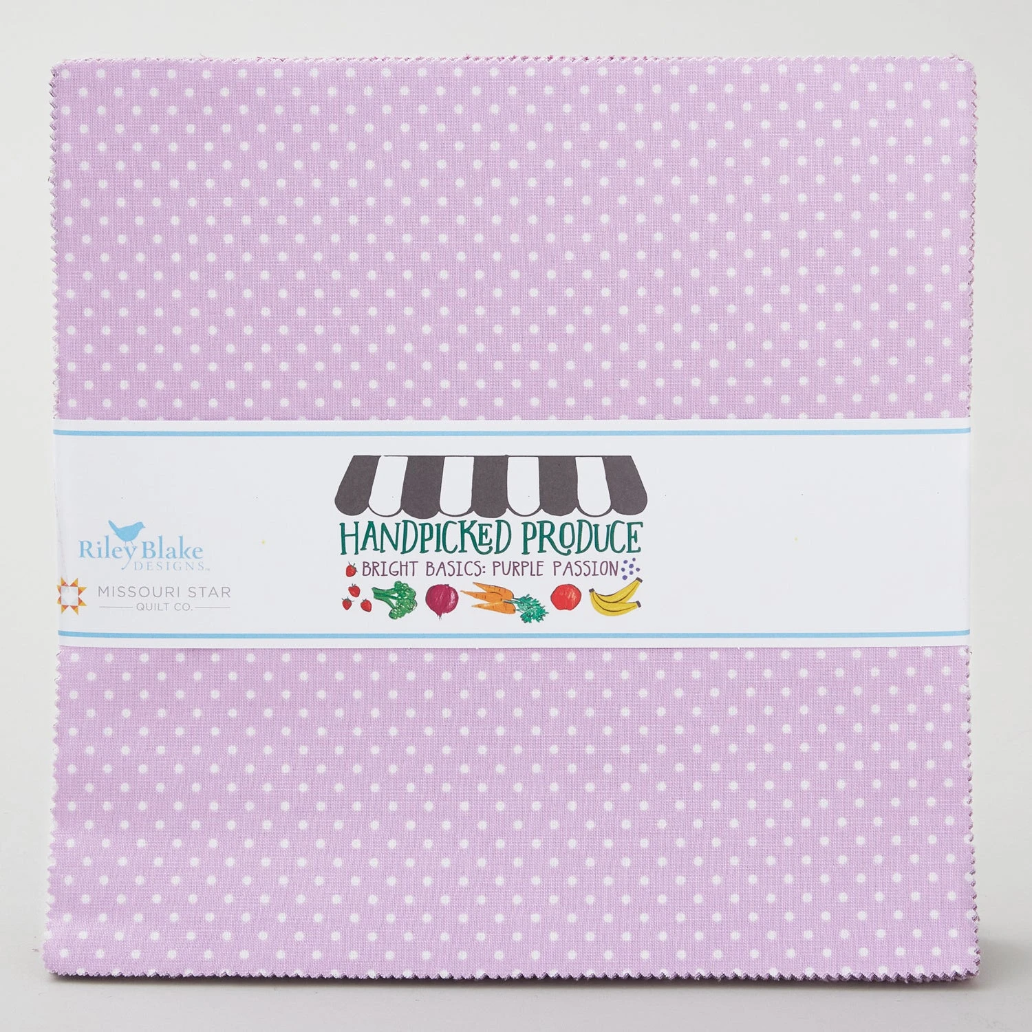 Handpicked Produce Bright Basics Purple Passion 10" Stackers 24 Pcs. 4 Handpicked Produce Bright Basics Purple Passion 10" Stackers 24 Pcs. - Image 2