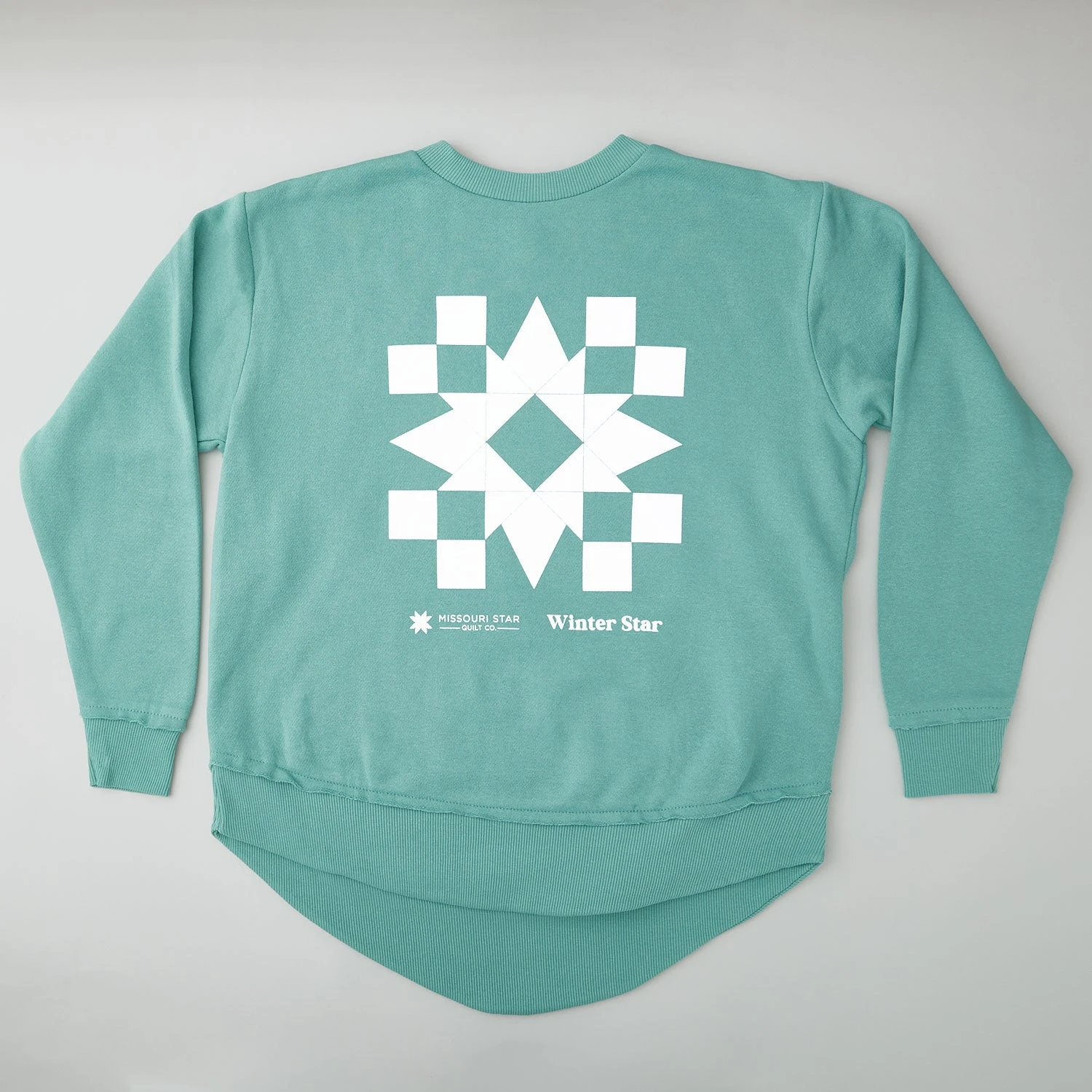 Winter Star, Winter Quilt Block Sweatshirt - S 3 Winter Star, Winter Quilt Block Sweatshirt - S