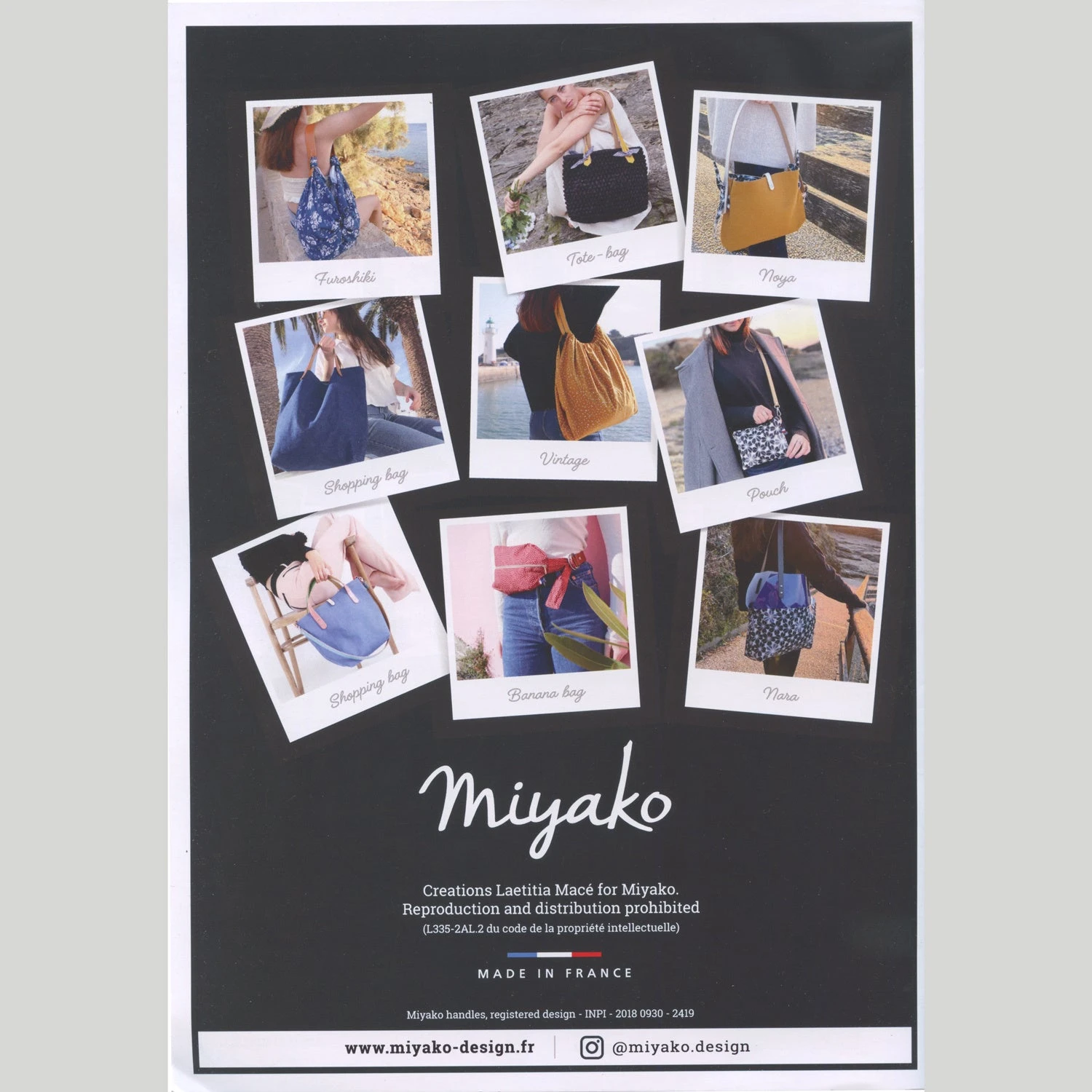 Miyako Bags Sewing Booklet 4 Miyako Bags Sewing Booklet - Image 2