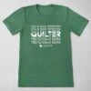 QUILTER T-shirt - Heather Green S -Clover Store 32f1b047 7bdb 3418 aba4 f4edb13230e5