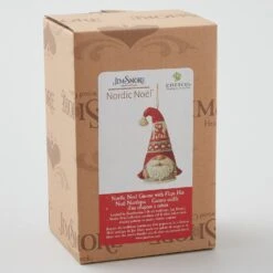 Jim Shore Heartwood Creek Nordic Noel Gnome Flap Hat Ornament -Clover Store 3575b58e be1d 3724 93e8 0dc6bdbc271a