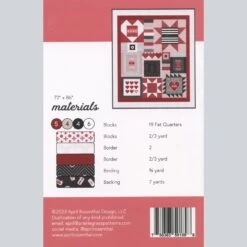 Words Of Love Quilt Pattern -Clover Store 364fca4c 14e6 304e 9585 a260d7410343