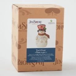 Jim Shore Heartwood Creek Pint Size Snowman With Large Hat Figurine -Clover Store 36627def 0386 304e 8629 c0af54e9d22f