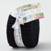 Bella Solids Black Junior Jelly Roll