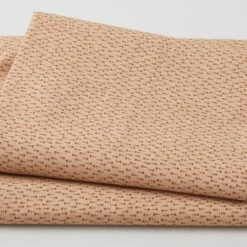 Raindrops - Dots In Rows Beige 3 Yard Cut