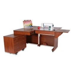 Kangaroo & Joey Sewing Cabinet - Teak -Clover Store 412644d3 cbb4 3383 9c15 a48a56f5f245