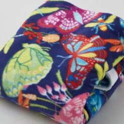 Winterfleece Prints - Butterfly Dance Navy 2 Yard Cut