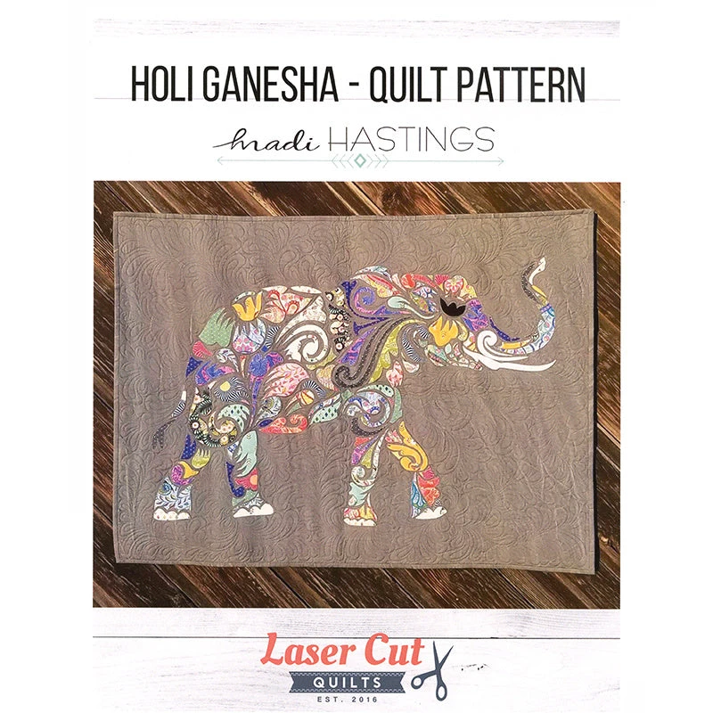 Holi Ganesha Quilt Pattern 3 Holi Ganesha Quilt Pattern