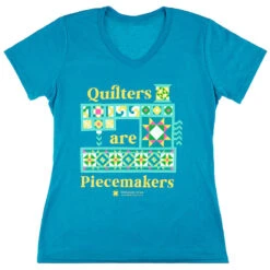 Missouri Star The Piecemaker Shirt - Neon Blue 4XL