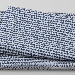 Breezeway Favorites - Mini Triangles Stripe Medium Blue 2 Yd Cut