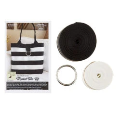 Market Tote Seat Belt Kit - Black/White Large -Clover Store 50942a84 e208 3024 a5ae 27008c0dc14f