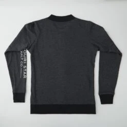 Missouri Star Ladies French Terry Bomber Jacket - Heather Black - 3XL -Clover Store 510c840a 7243 3251 986a 72a61196b6bf