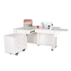 Kangaroo & Joey Sewing Cabinet - Ash White -Clover Store 55f7b14b 84b8 3378 8792 8efa9bba5a09