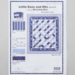 Little Exes And Ohs Quilt Kit -Clover Store 57b492a8 d1fa 3a6a 82f5 96fd7c43eb4d