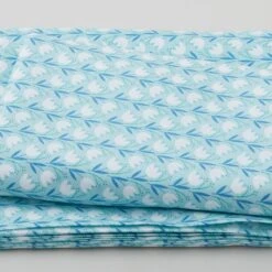 Windsong Meadows - Climbing Tulips Teal 3 Yard Cut