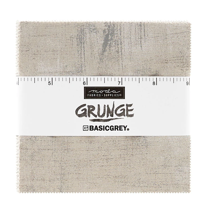 Grunge Basics - Gris Charm Pack 3 Grunge Basics - Gris Charm Pack