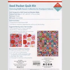 Kaffe Fassett Seed Packet Quilt Kit -Clover Store 6043095f 82e7 3b13 9a37 2014da228871