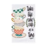 Take Life One Cup At A Time Tea Towel -Clover Store 645115e8 af46 3089 ac25 a0a80cde7cbf