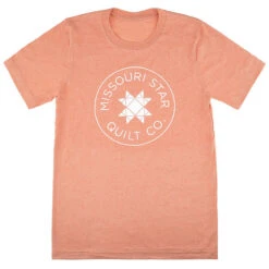 Missouri Star Circle Logo T-shirt - Heather Sunset S