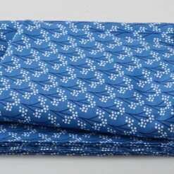 Windsong Meadows - Trees All Over Blue 3 Yard Cut