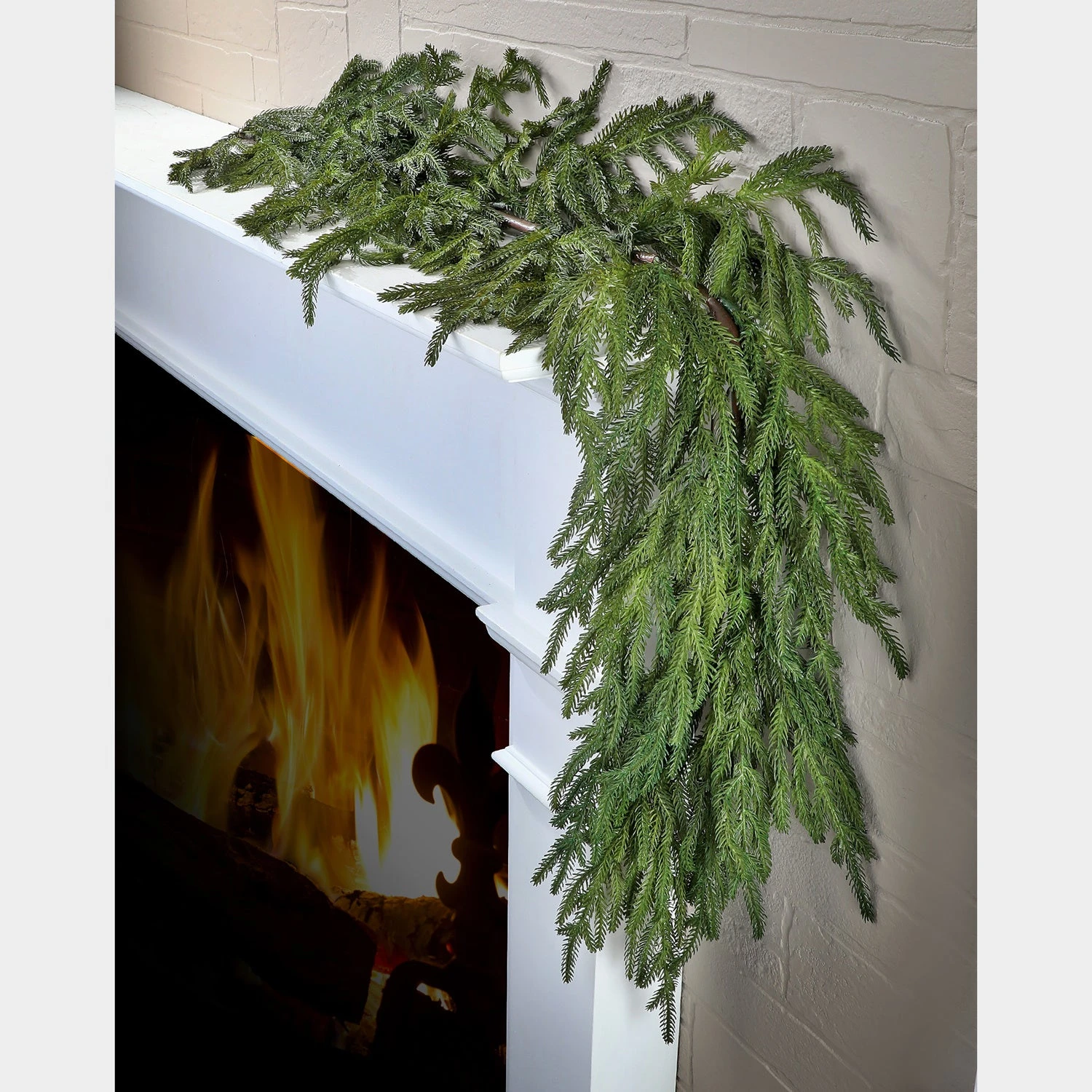 Natural Touch Norfolk Pine Garland - 60" 8 Natural Touch Norfolk Pine Garland - 60" - Image 6