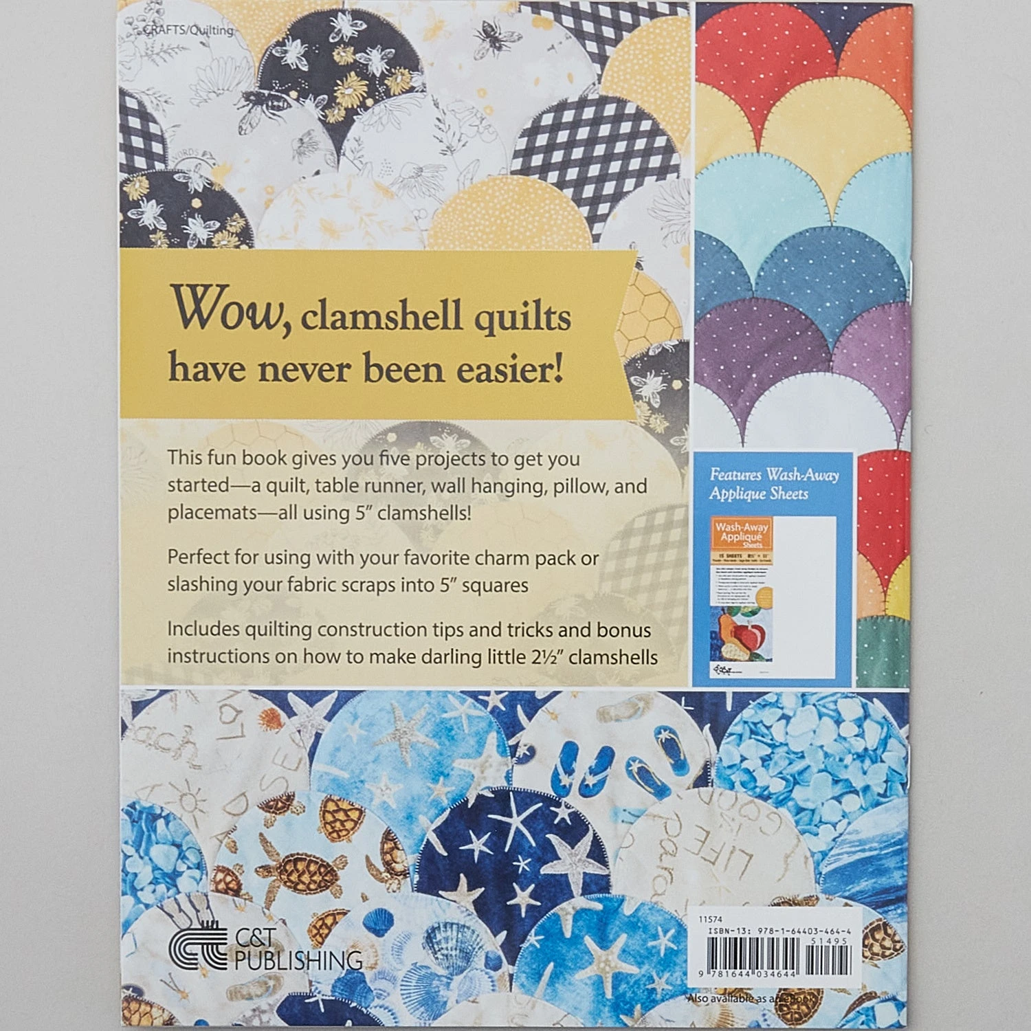 Sew Very Easy Quilt-As-You-Go Clamshells Book 4 Sew Very Easy Quilt-As-You-Go Clamshells Book - Image 2