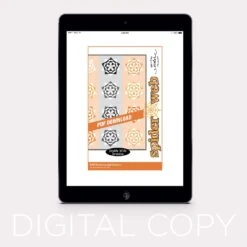 Digital Download - Spider Web Double Wide Dresden Quilt Pattern