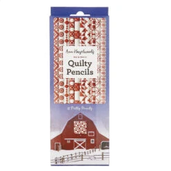 Ann Hazelwood's Red & White Quilty Pencils -Clover Store 81ceab8c c934 3526 9773 8199b63e4c15