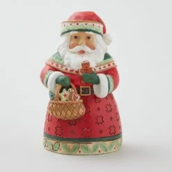 Jim Shore Heartwood Creek Pint Sized Santa With Cookies Figurine
