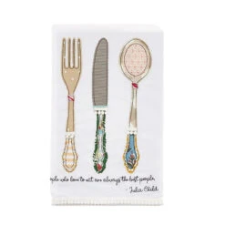 Knife Fork Spoon Tea Towel