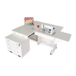 Kangaroo & Joey Sewing Cabinet - Ash White -Clover Store 8e861188 666f 313f 8901 285004217811