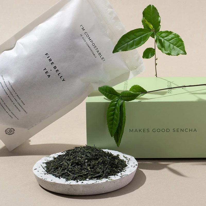 Makes Good Sencha Tea Box 4 Makes Good Sencha Tea Box - Image 2