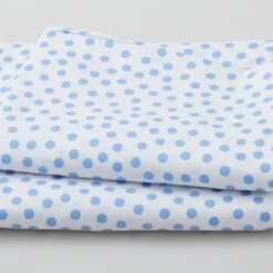 Wilmington Essentials - On The Dot White/Light Blue 3 Yard Cut
