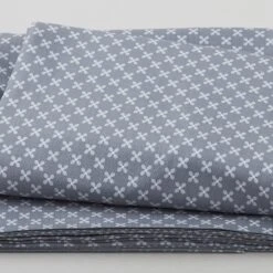 Windsong Meadows - Diagonal Flowers Gray 3 Yard Cut