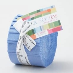 Bella Solids 30's Blue Junior Jelly Roll