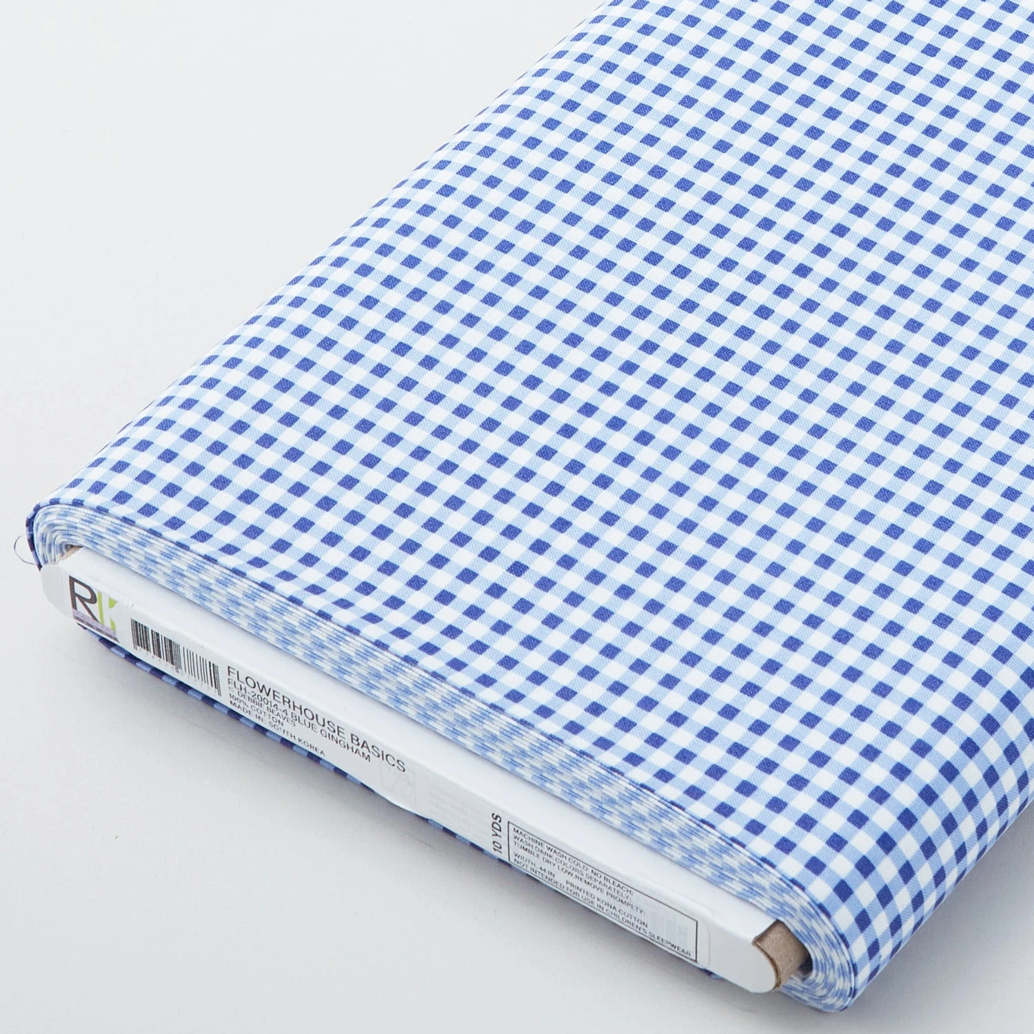 Flowerhouse Basics - Blue Gingham 10 Yard Bolt 3 Flowerhouse Basics - Blue Gingham 10 Yard Bolt