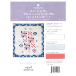 Missouri Star BLOCK 2023 Fire & Ice Sew-Along Light Fabric Kit -Clover Store a7404498 54bf 3eb5 a4e8 0876784c59fd