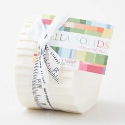 Bella Solids Ivory Junior Jelly Roll
