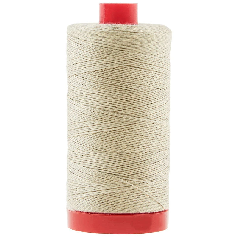 AURIfil 12 WT Cotton Large Spool Thread Taupe 3 AURIfil 12 WT Cotton Large Spool Thread Taupe