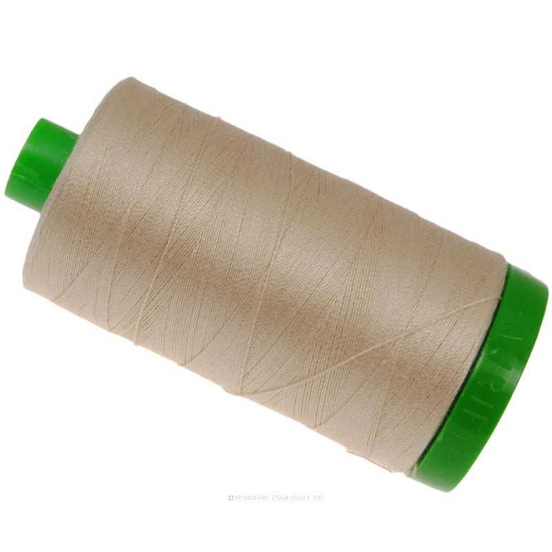 Aurifil 40 WT Cotton Mako Large Spool Thread Light Sand 3 Aurifil 40 WT Cotton Mako Large Spool Thread Light Sand