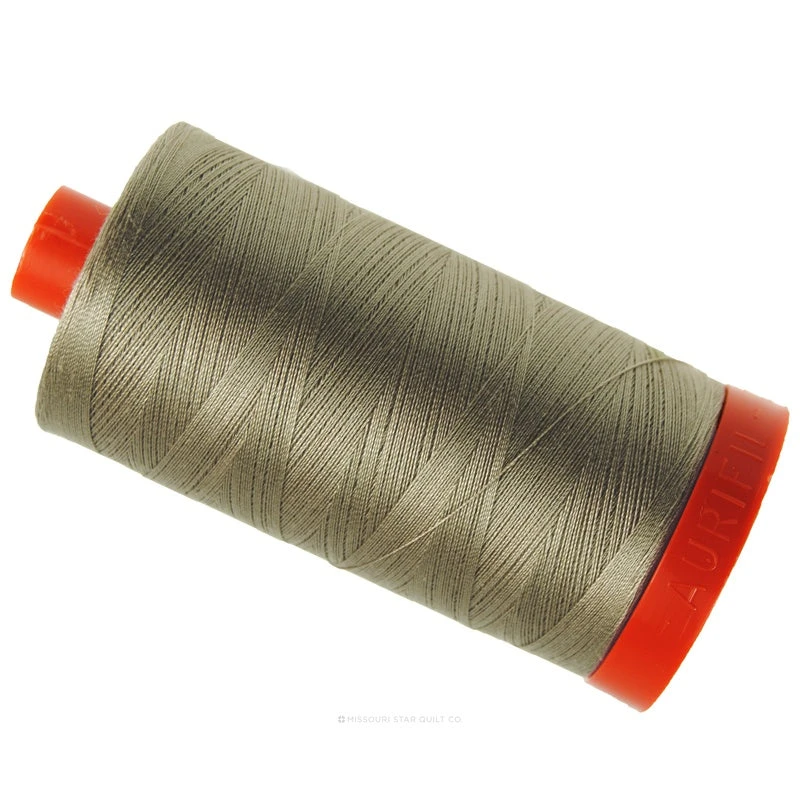 Aurifil 50 WT Cotton Mako Large Spool Thread Linen 3 Aurifil 50 WT Cotton Mako Large Spool Thread Linen