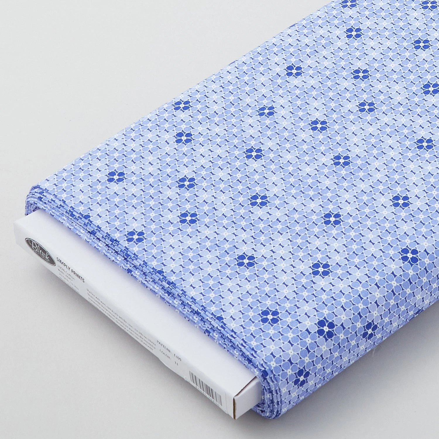 Simply Prints - Floral Geo Blue 10 Yard Bolt 3 Simply Prints - Floral Geo Blue 10 Yard Bolt