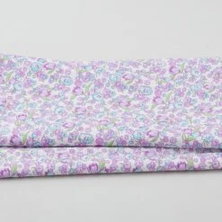 Nana Mae 6 - Tulips And Tiny Flowers Purple/Blue 2 Yard Cut